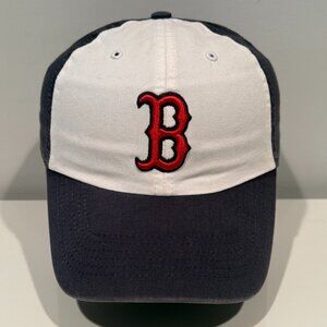 Vintage Boston Red Sox Twins Enterprise Fitted Hat Small Navy/White Cotton